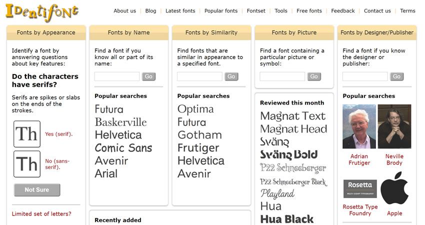 Identifont