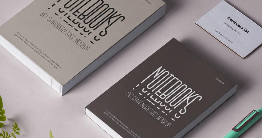 Download 20 Best Free Realistic Book Mockup Templates for Creatives - Ensegna Blog