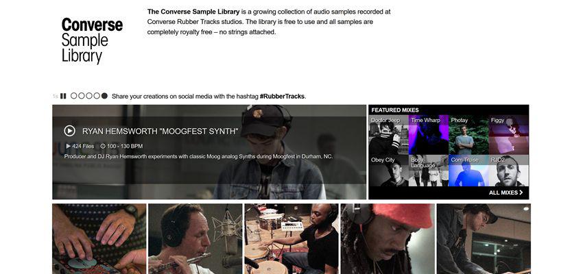 Converse Sample Library