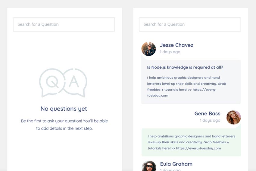 Tutor LMS Student Forum.