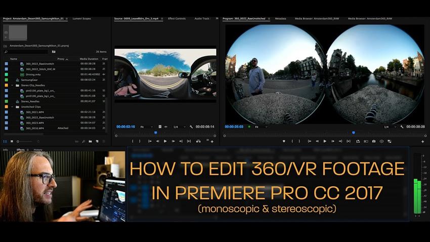 How to Edit 360 VR Video in Premiere Pro