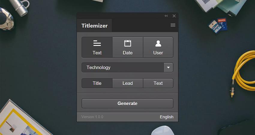Titlemizer Photoshop Plugin Plugin Extension