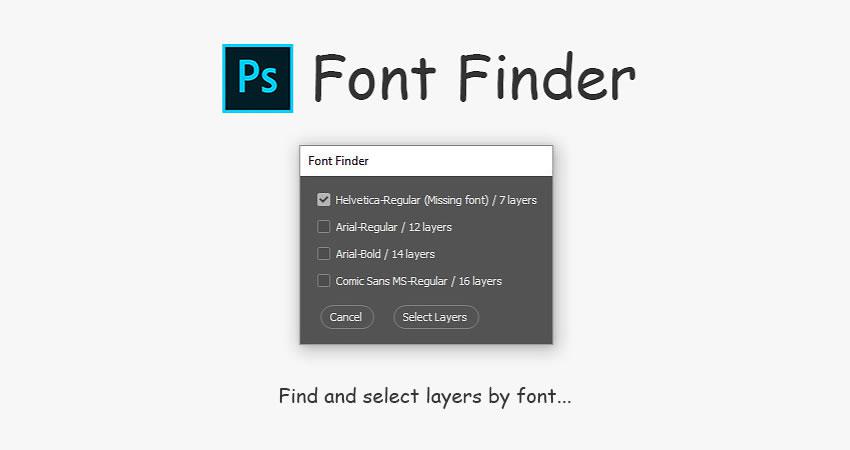 Font Finder Plugin Extension