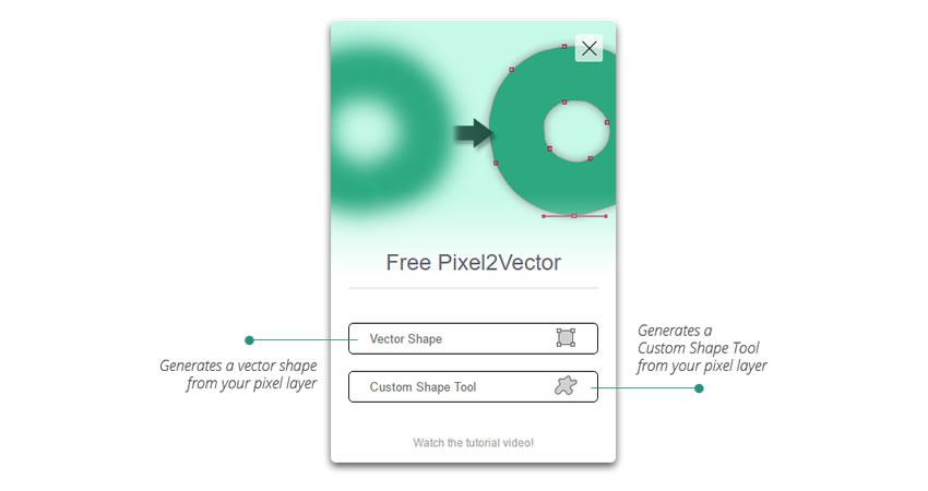 Pixel to Vector Generator Plugin Extension