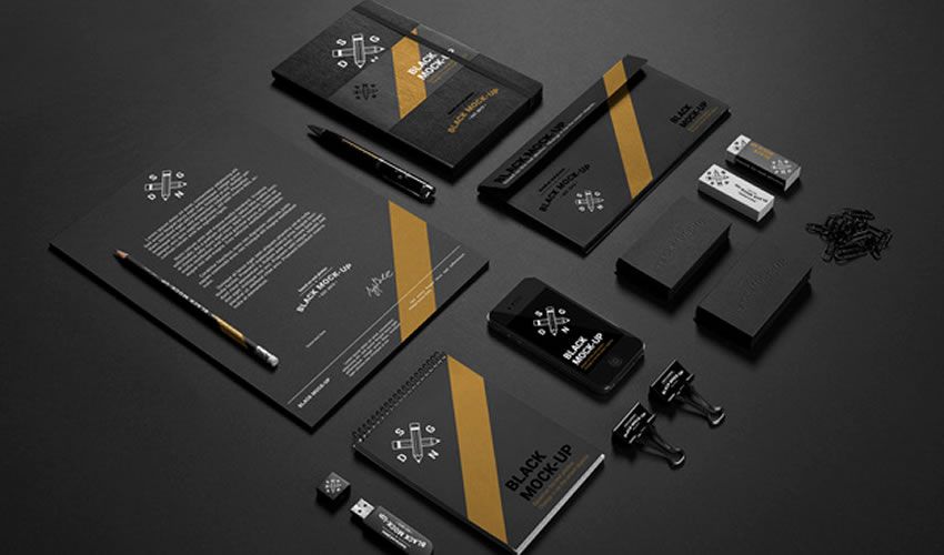 Business Stationery Mockup PSD PSD Photoshop Free