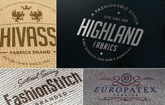 Fabric Logo Mockups