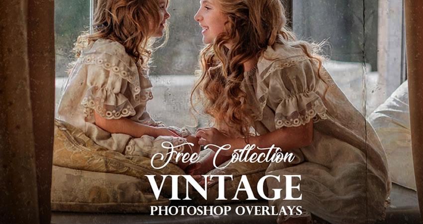 Vintage Photoshop Overlays Photography Effects