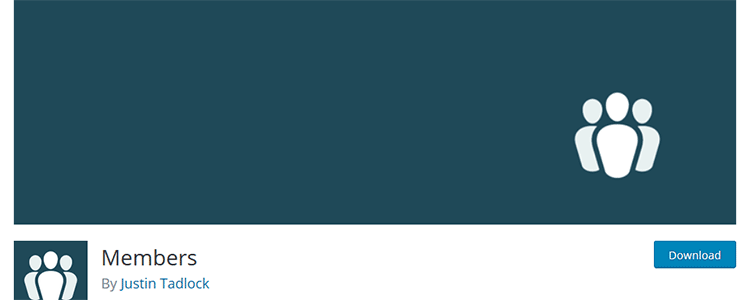 Members wordpreess plugin free