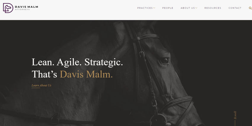 Example from Davis Malm Attorneys 