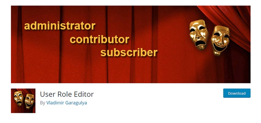 Screen from User Role Editor
