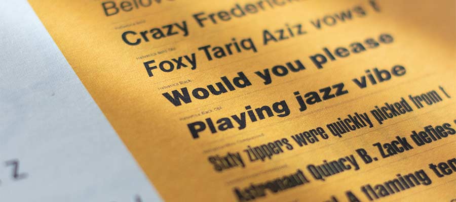 Some fonts are more legible than others at various sizes.