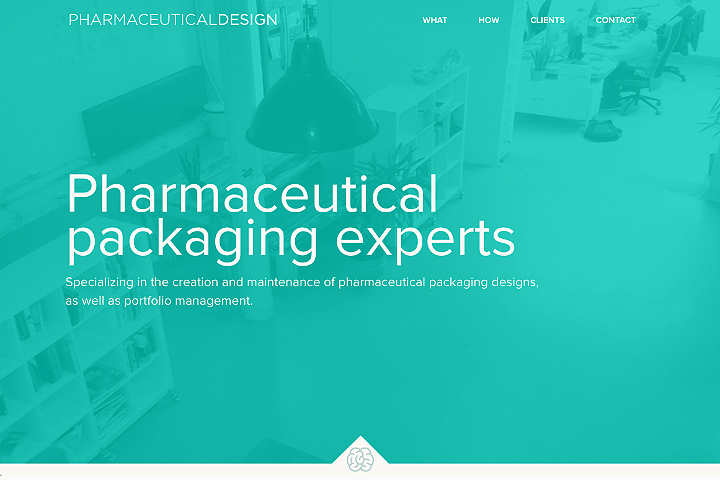 Pharmaceutical Design BV corporate website - Ensegna Design Technology